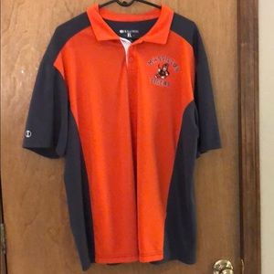 Orange and Grey Polo
